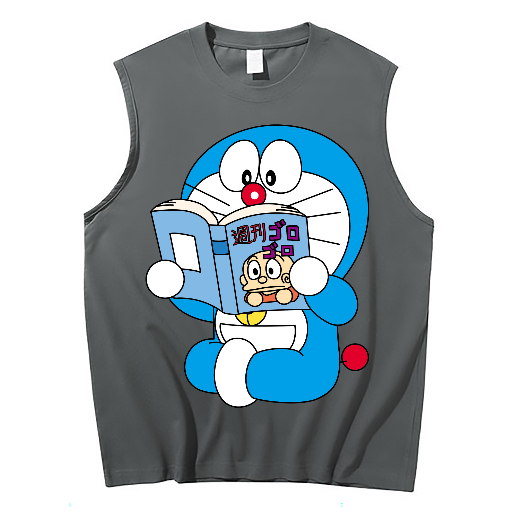 （画像用） ドラえもん Doraemon コットン100％タンクトップ（フロントプリント）